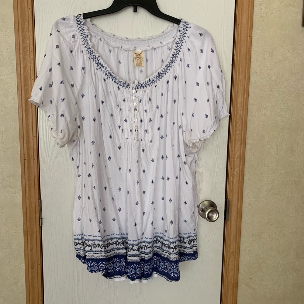 Faded Glory peasant top